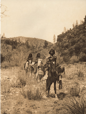 APACHE-LAND EDWARD CURTIS NORTH AMERICAN INDIAN PHOTO